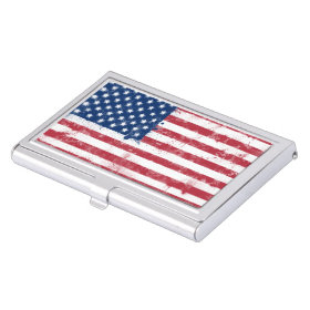 Flag of the USA Business Card Case