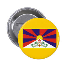 Flag of Tibet Pinback Button