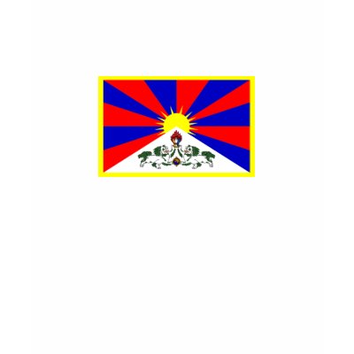Flag of Tibet Tee Shirt by Keldug