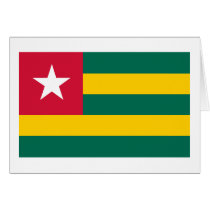 Flag of Togo Greeting Card