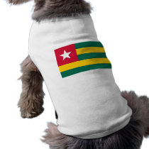 Flag of Togo Dog Tee Shirt