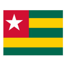 Flag of Togo Postcard