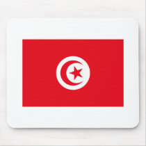 Flag of Tunisia Products mousepads