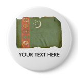 Flag of Turkmenistan Pinback Buttons