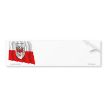 Flag of Tyrol, Austria bumper stickers by Vexillophile Flag of Tyrol, Austria bumper stickers