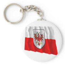 Flag of Tyrol, Austria Keychains