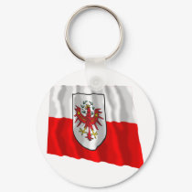 Flag of Tyrol, Austria keychains by Vexillophile Flag of Tyrol, Austria keychains