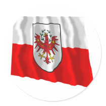 Flag of Tyrol, Austria Sticker