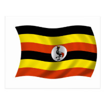 Flag of Uganda postcards