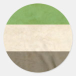 Flag of United Arab Emirates Round Stickers