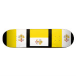 Flag of Vatican City Skate Deck
