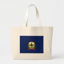Flag of Vermont Tote Bag