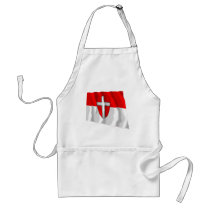 Flag of Vienna, Austria aprons by Vexillophile Flag of Vienna, Austria aprons