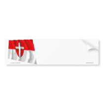 Flag of Vienna, Austria bumper stickers by Vexillophile Flag of Vienna, Austria bumper stickers