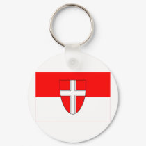 Flag of Vienna, Austria keychains by Vexillophile Flag of Vienna, Austria keychains