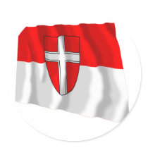 Flag of Vienna, Austria stickers by Vexillophile Flag of Vienna, Austria stickers