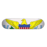Flag of Virgin Islands Skateboard