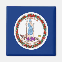 Flag of Virginia Magnet
