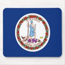Flag of Virginia Mousepads