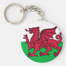 Flag of Wales Key Chains