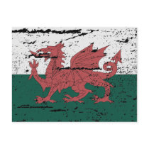 FLAG OF WALES POSTCARD