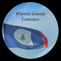 Flag of Warren County plates