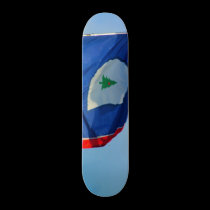 Flag of Warren County Tennessee skateboards