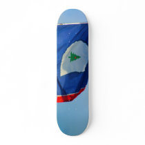 Flag of Warren County Tennessee Skate Board Deck