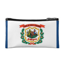 Flag of West Virginia Cosmetic Bag
