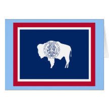 Flag of Wyoming Card