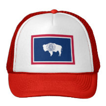 Flag of Wyoming Mesh Hat