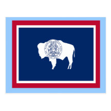Flag of Wyoming Post Card