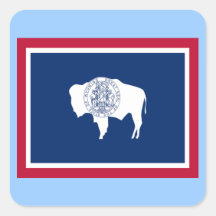 Flag of Wyoming Stickers