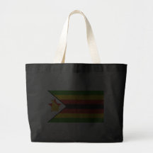 Flag of Zimbabwe Tote Bags