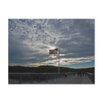 Flag on the Walkway Postcards
