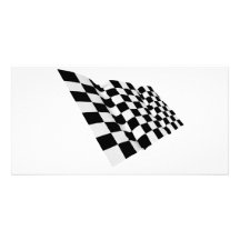 flag personalized photo card