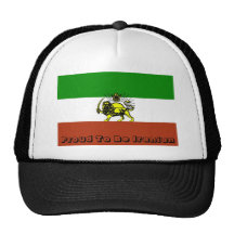 Flag, Proud To Be Iranian Trucker Hats