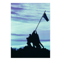 Flag Raising on Iwo Jima poster posters by photoinspiration Flag Raising on Iwo Jima poster posters