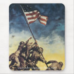 Flag Raising Over Iwo Jima Mousepad