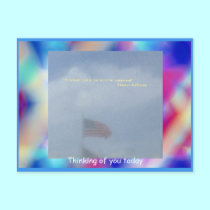 Flag Reflection postcards