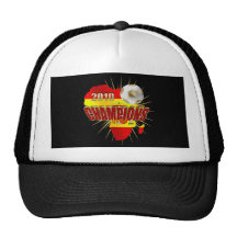 Flag Spain Champions in 2010 Hats