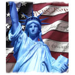 Flag & Statue of Liberty design t-shirts