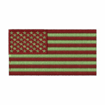 Flag - Subdued Desert Embroidered Polo Shirt