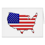 flag USA Card