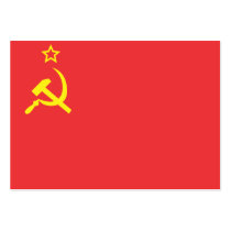 Flag USSR Business Card Templates