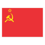 Flag USSR Business Card Templates