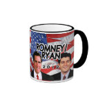 Flag w/Photo Romney/Ryan 2012 Coffee Mugs