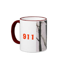 FLAG WAVING , 911 mugs