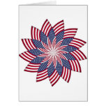 flag wheel greeting cards