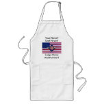Flag with Square and Compasses Apron